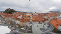 Graz - Hauptplatz, Schlossberg