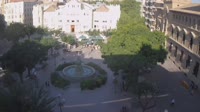 Huesca - Fuente de las Musas en la Plaza de Navarra