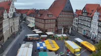 Hildesheim - Marktplatz, Hütte, Universität