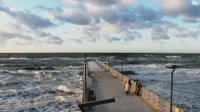 Molo i plaża