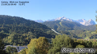 Garmisch-Partenkirchen - Große Olympiaschanze, Zugspitze