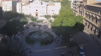 Huesca - Fuente de las Musas en la Plaza de Navarra