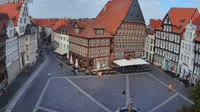 Hildesheim - Marktplatz, Hütte, Universität