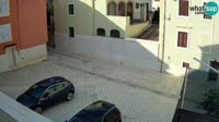 Pag - Novalja - Piazza Alojzija Stepinca e via Dalmacia