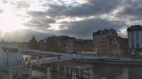 Motława - Kładka zwodzona na Ołowiankę