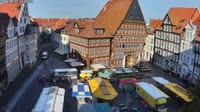 Hildesheim - Marktplatz, Hütte, Universität