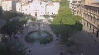 Huesca - Mūzų fontanas Plaza de Navarra