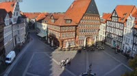 Hildesheim - Marktplatz, Hütte, Universität