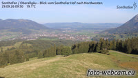 Sonthofen - Oberallgäu - vaizdas į šiaurės vakarus