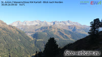 St. Anton am Arlberg - Blick nach Norden