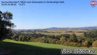 Hochwolkersdorf - Blick nach Südwesten in die Bucklige Welt