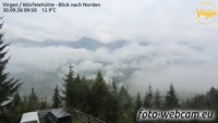 Virgen - Würfelehütte - Blick nach Norden