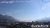 Innsbruck - Universität - Blick nach Nordosten ins Unterinntal