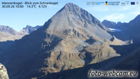 Wannenkogel - Blick zum Schrankogel