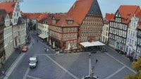 Hildesheim - Marktplatz, Hütte, Universität