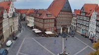 Hildesheim - Marktplatz, Hütte, Universität