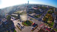 Ogrody Bernardynów, Pomnik, Rondo Dmowskiego
