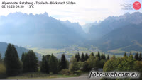 Toblach - Alpenhotel Ratsberg - Blick nach Süden
