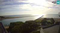 Caorle - Ponente-Strand am Livenza-Kanal