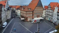 Hildesheim - Marktplatz, Hütte, Universität