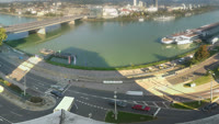 Linz - Donau, Nibelungenbrücke, Burg