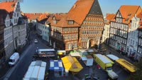 Hildesheim - Marktplatz, Hütte, Universität