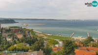 Portorož - Blick auf den Strand