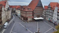 Hildesheim - Marktplatz, Hütte, Universität