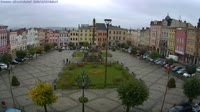 Broumov - Mariensäule auf dem Marktplatz