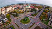Ogrody Bernardynów, Pomnik, Rondo Dmowskiego