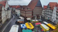 Hildesheim - Marktplatz, Hütte, Universität