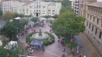 Huesca - Mūzų fontanas Plaza de Navarra
