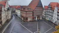 Hildesheim - Marktplatz, Hütte, Universität