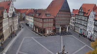 Hildesheim - Marktplatz, Hütte, Universität