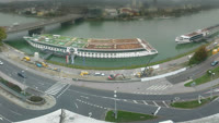 Linz - Donau, Nibelungenbrücke, Burg