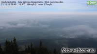 Samerberg - Hochrieshütte - Vue vers le nord