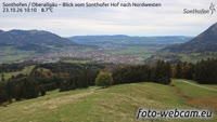 Sonthofen - Oberallgäu - vaizdas į šiaurės vakarus