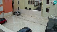 Pag - Novalja - Piazza Alojzija Stepinca e via Dalmacia