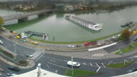 Linz - Danube, pont de Nibelungen, château