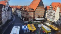 Hildesheim - Marktplatz, Hütte, Universität