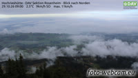 Samerberg - Hochrieshütte - Vue vers le nord