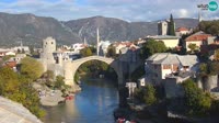 Mostar - Ponte Vecchio e fiume Neretva