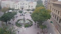 Huesca - Fontana delle Muse in Plaza de Navarra