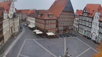 Hildesheim - Marktplatz, Hütte, Universität