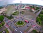 Ogrody Bernardynów, Pomnik, Rondo Dmowskiego