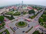Ogrody Bernardynów, Pomnik, Rondo Dmowskiego