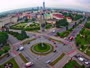 Ogrody Bernardynów, Pomnik, Rondo Dmowskiego